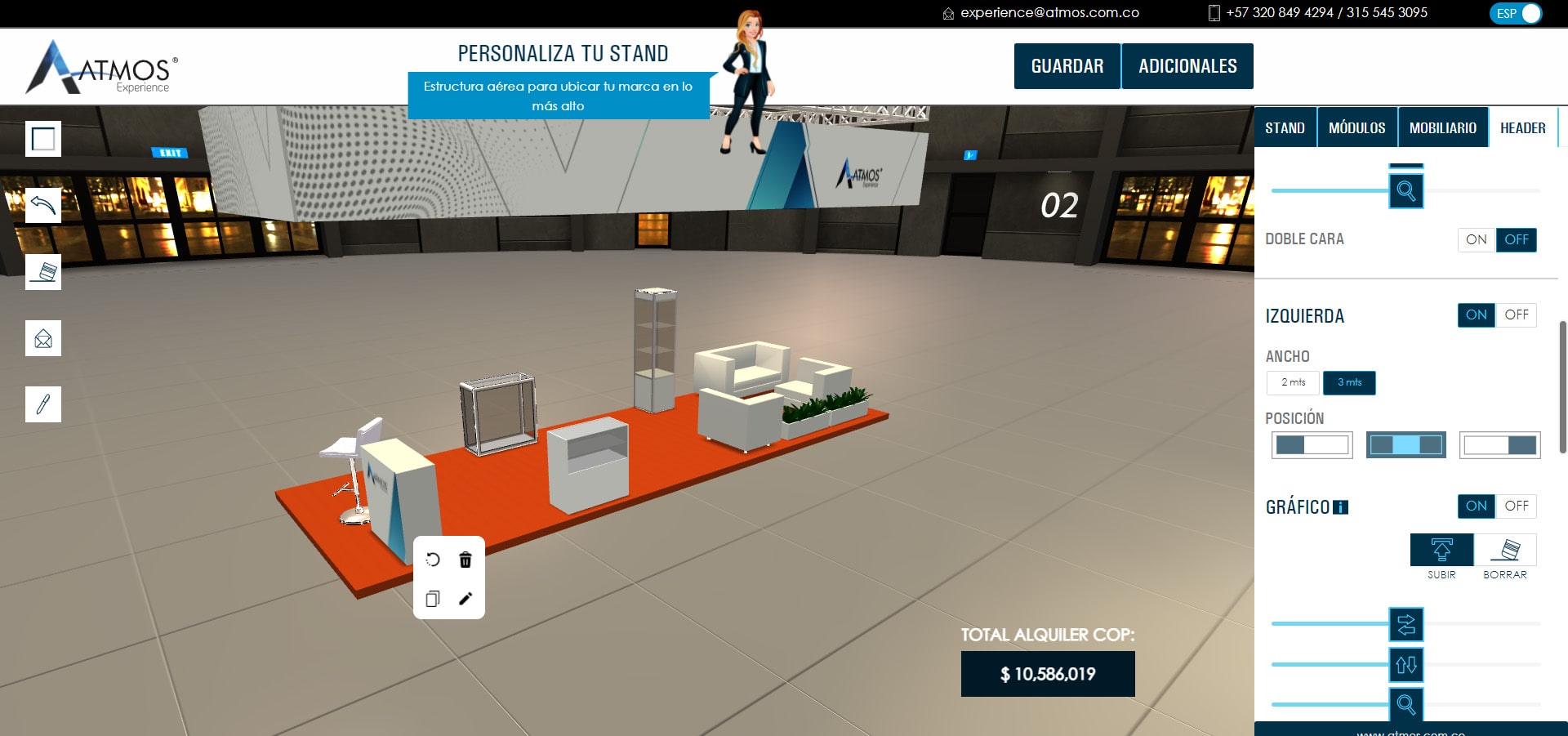 Plataforma Atmos Experience