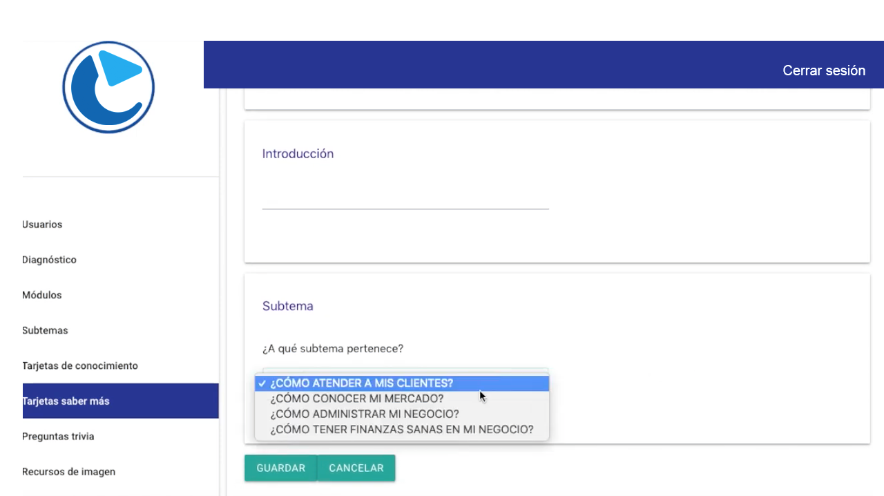 Software de educación financiera
