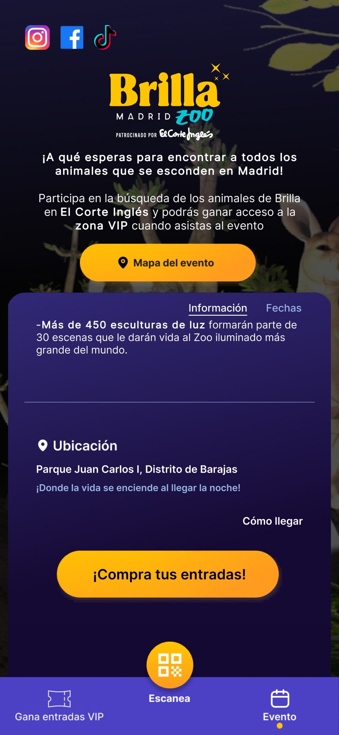 App Brilla Madrid Zoo
