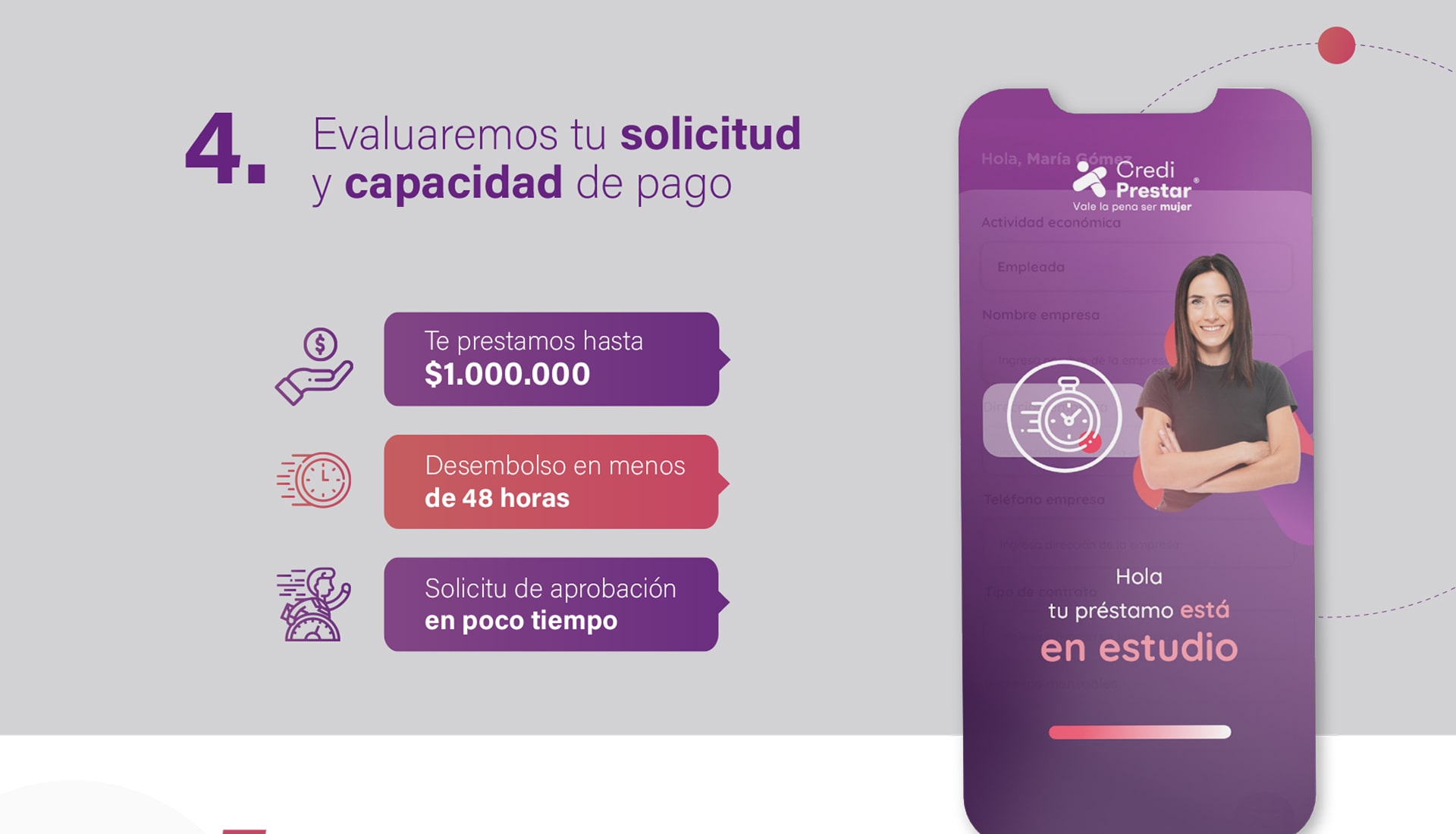 Landing Page Crediprestar