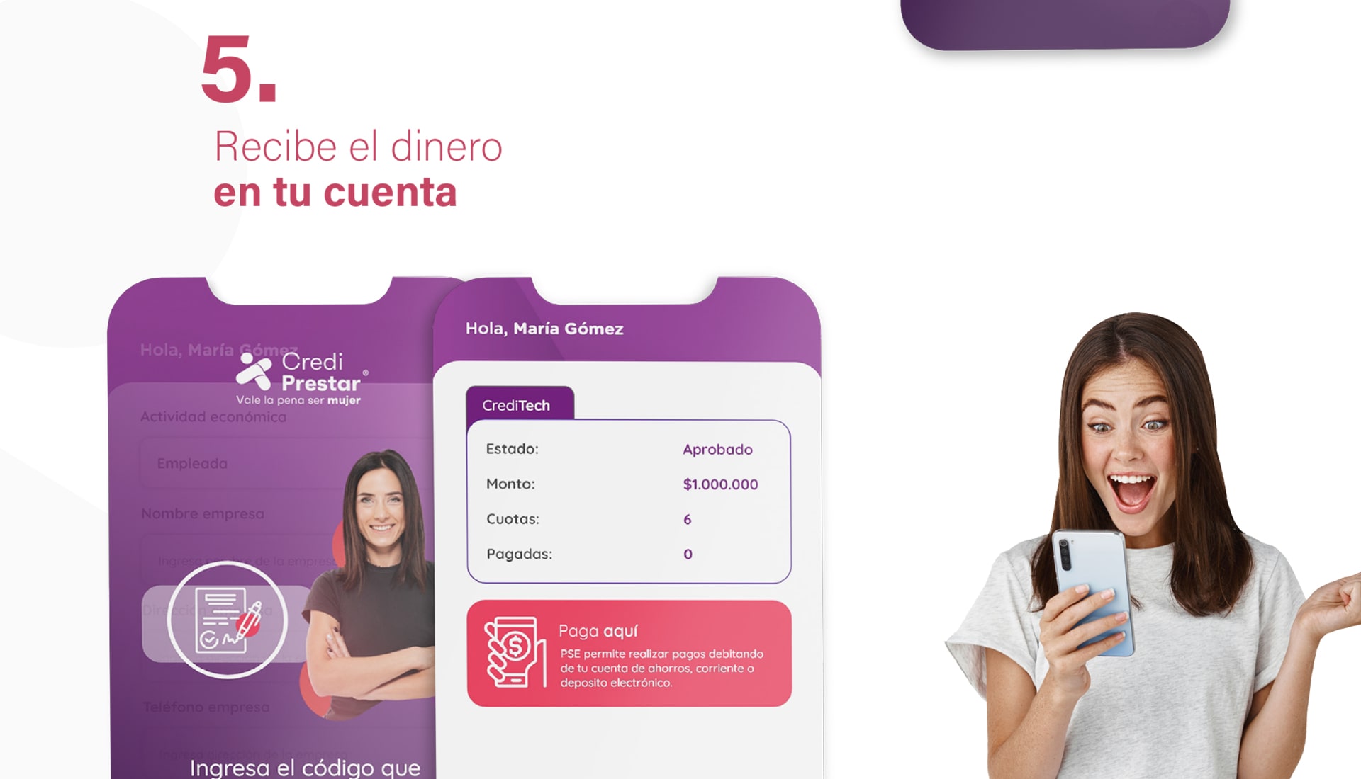 Landing Page Crediprestar